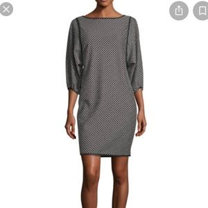 max studio balloon sleeve dress